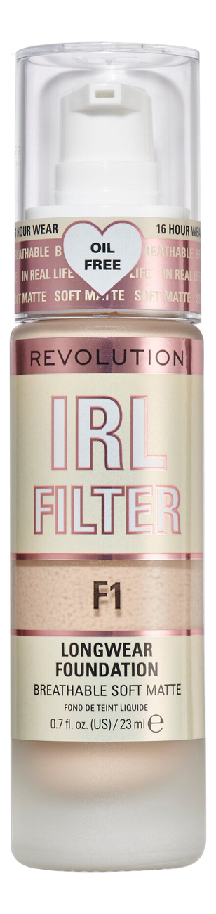Тональная основа для лица IRL Filter Longwear Foundation 23мл: F1