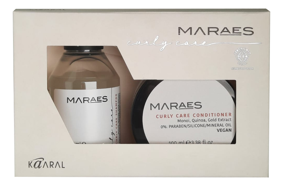 Набор для кудрявых и волнистых волос Maraes Curly Care (восстанавливающий шампунь 100мл + маска 100мл) набор для кудрявых и волнистых волос maraes curly care восстанавливающий шампунь 100мл маска 100мл