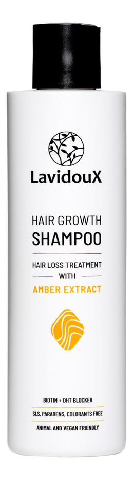 цена Шампунь для роста волос с экстрактом янтаря Hair Growth Shampoo 250мл