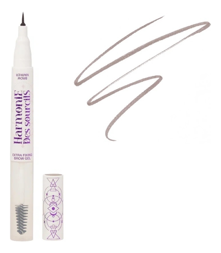 Гель-фломастер для бровей сверхсильной фиксации Harmonie Des Sourcils 5,2мл: No 02