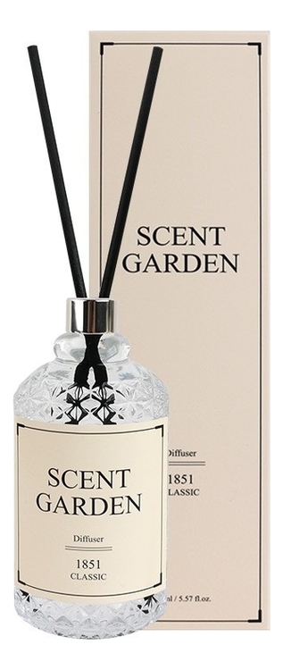 Ароматический диффузор Белый мускус Scent Garden Diffuser White Musk 165мл ароматический диффузор персик scent garden diffuser baby peach 165мл