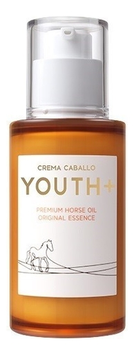 Антивозрастная эссенция для лица с лошадиным жиром Crema Caballo Youth+ Premium Horse Oil Original Essence 50мл