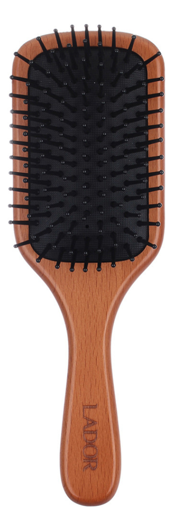 Деревянная щетка для волос Middle Wooden Paddle Brush