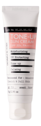 Тонизирующий крем для лица с экстрактом дамасской розы Tone-Up Sun Cream SPF50+ PA++++: Крем 50г