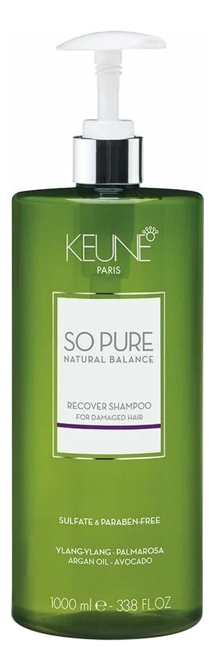 Шампунь для волос Восстанавливающий So Pure Recover Shampoo: Шампунь 1000мл