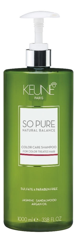 Шампунь для волос Забота о цвете So Pure Color Care Shampoo: Шампунь 1000мл