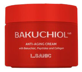 Антивозрастной крем с бакучиолом, пептидами и коллагеном Bakuchiol Rush Anti-Aging Cream 50мл