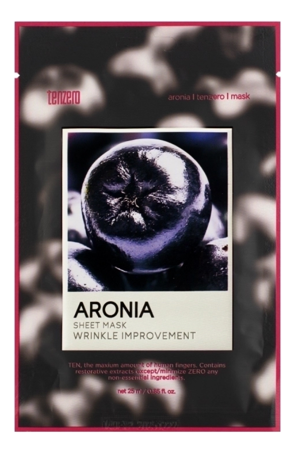 Тканевая маска для лица с экстрактом черноплодной рябины Aronia Sheet Mask 25мл