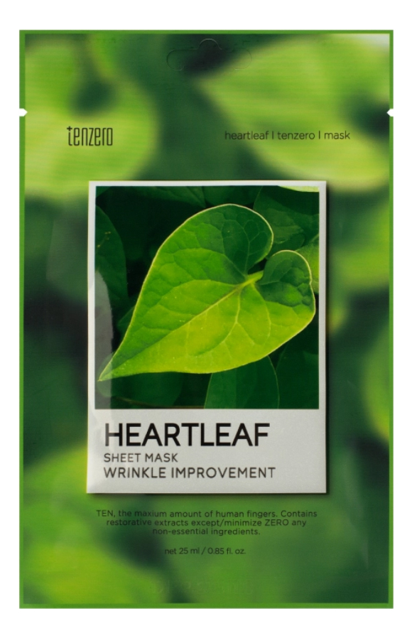 Тканевая маска для лица с экстрактом хауттюйнии Heartleaf Sheet Mask 25мл
