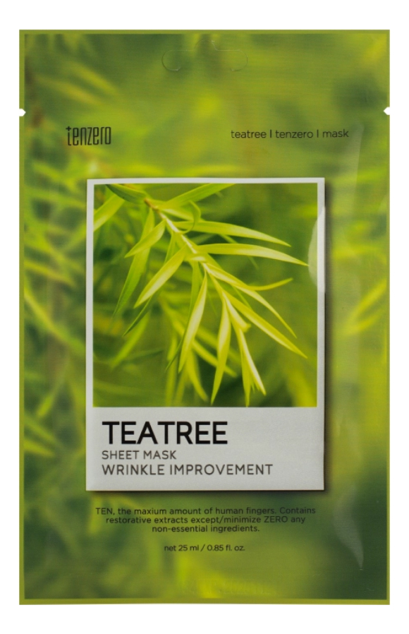 Тканевая маска для лица с экстрактом чайного дерева Teatree Sheet Mask 25мл тканевая маска для лица с экстрактом чайного дерева teatree sheet mask 25мл