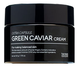 Крем для лица с экстрактом морского винограда Green Caviar Extra Capsule Cream 50г