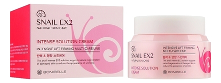 Enough Антивозрастной крем для лица с эффектом лифтинга Bonibelle Snail Ex2 Intense Solution Cream 80мл