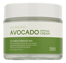 TENZERO Ампульный крем для лица, шеи и зоны декольте с экстрактом авокадо Nourishing Avocado Ampoule Cream 70г