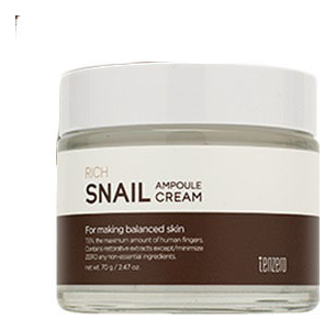 Ампульный крем для лица, шеи и зоны декольте с муцином улитки Rich Snail Ampoule Cream 70г