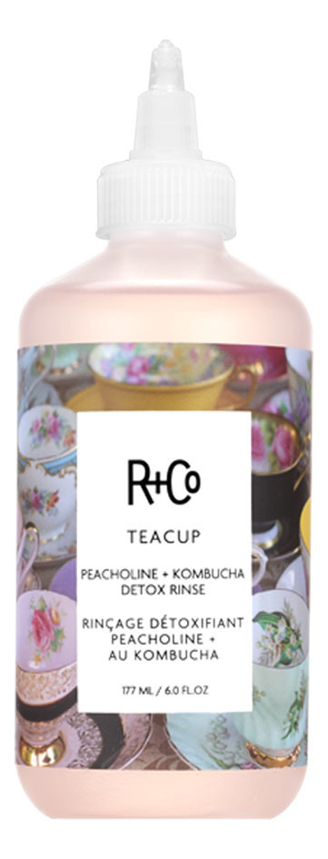 Детокс-кондиционер для волос Teacup Peacholine + Kombucha Detox Rinse 177мл