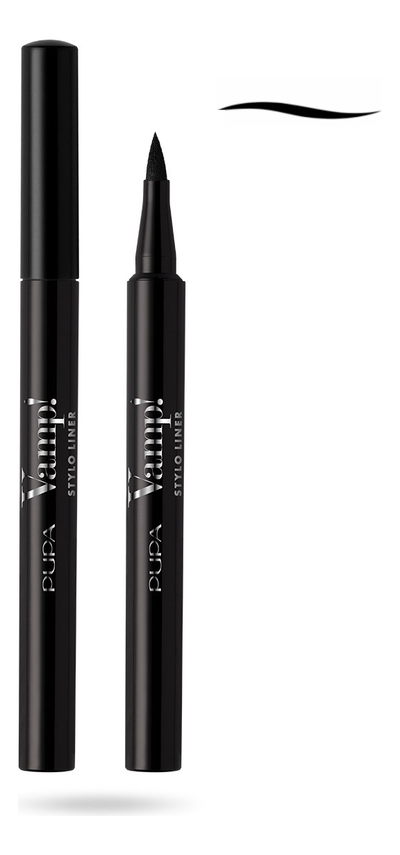 Подводка-фломастер для глаз Vamp! Stylo Liner 1,1мл: 100 Черный