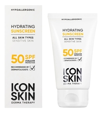 ICON SKIN Солнцезащитный крем для лица Derma Therapy Hydrating Sunscreen SPF50 50мл