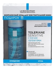 LA ROCHE-POSAY Набор для лица (легкий крем Toleriane Sensitive 40мл + очищающая пенка для умывания Cleansing Micellar Foaming Water 50мл)