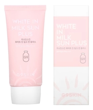 G9SKIN Солнцезащитный легкий крем для лица White In Milk Sun Plus SPF50+ PA++++ 40г
