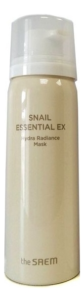 Несмываемая маска для лица с муцином улитки Snail Essential EX Hydra Radiance Mask 80мл