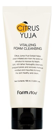 Очищающая пенка для умывания с экстрактом юдзу Citrus Yuja Vitalizing Foam Cleansing 100мл витаминизирующая пенка для умывания с экстрактом юдзу yuja cleansing foam 100мл