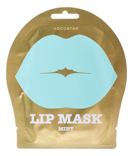 Kocostar Гидрогелевая маска для губ с экстрактом мяты Mint Lip Mask 3г