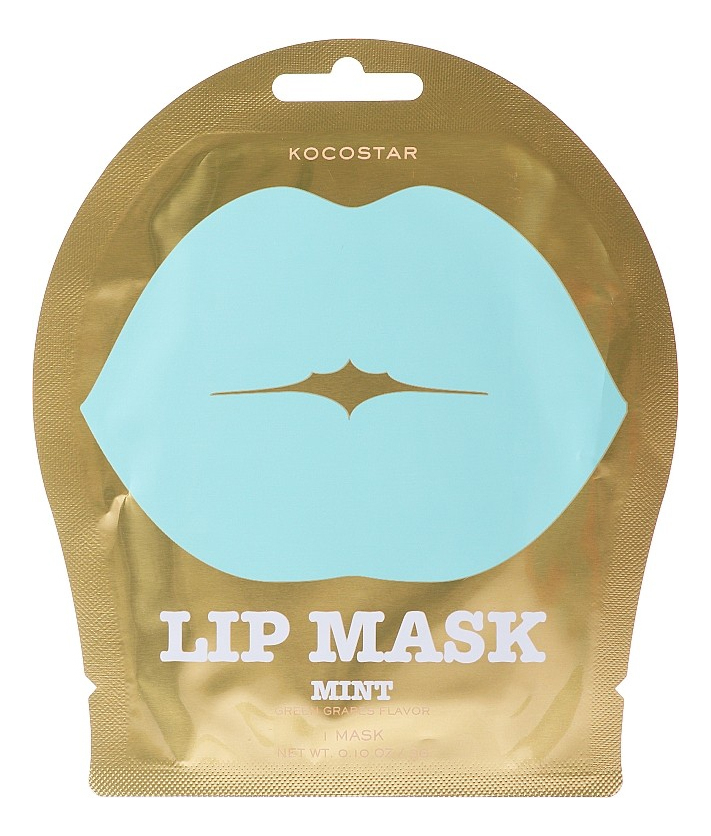 Гидрогелевая маска для губ с экстрактом мяты Mint Lip Mask 3гр