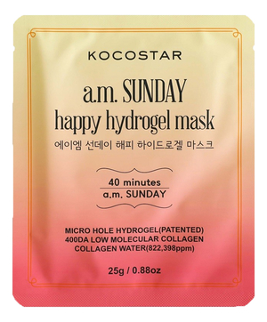 Гидрогелевая маска для лица с коллагеном A.M. Sunday Happy Hydrogel Mask 25мл