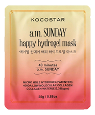 Kocostar Гидрогелевая маска для лица с коллагеном A.M. Sunday Happy Hydrogel Mask 25мл