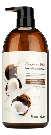 Питательный шампунь для волос с кокосовым маслом Coconut Milk Nourishing Shampoo 750г