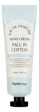 Парфюмерный крем для рук и ногтей с экстрактом хлопка Eau De Perfume Hand Cream Fall In Cotton 100мл