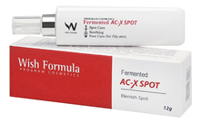 Wish Formula Высокоэффективный крем для лица против акне Fermented AC-X Spot 12гр