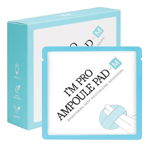 Диски для лица с муцином улитки I'm Pro Ampoule Pad–M 10*7мл