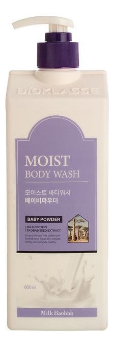 Гель для душа с ароматом детской присыпки Moist Body Wash Baby Powder: Гель 800мл