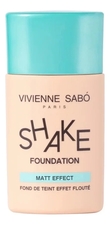 Vivienne Sabo Матирующий тональный крем для лица Shake Foundation Matt Effect 25мл