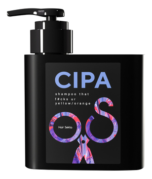 Шампунь для волос нейтрализующий теплые оттенки Cipa