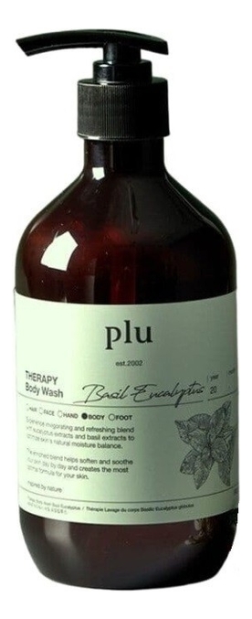 Гель для душа с экстрактом базилика и эвкалипта Therapy Body Wash Basil Eucalyptus 500г