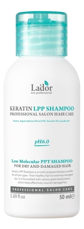 Шампунь для волос кератиновый Keratin Lpp Shampoo: Шампунь 50мл keratin шампунь для волос кератиновый keratin lpp shampoo new 530мл
