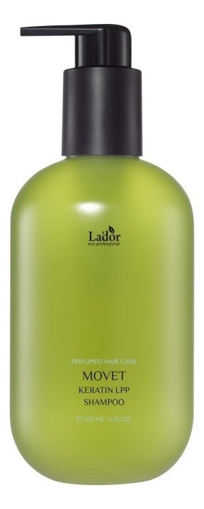 Парфюмерный шампунь для волос с кератином Keratin LPP Shampoo Movet: Шампунь 350мл