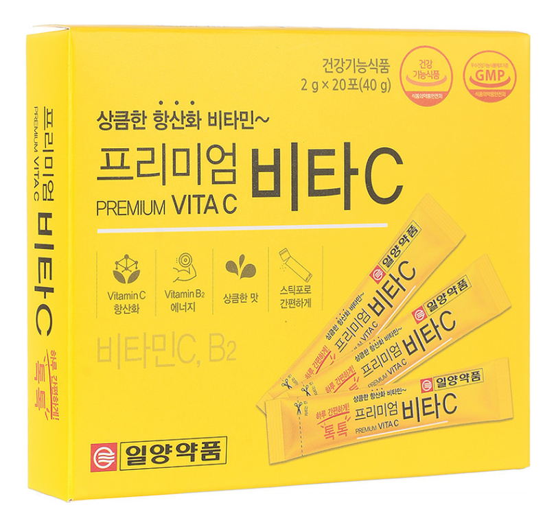 Биодобавка с витамином С и B2 Premium Vita C 2г: Биодобавка 20шт