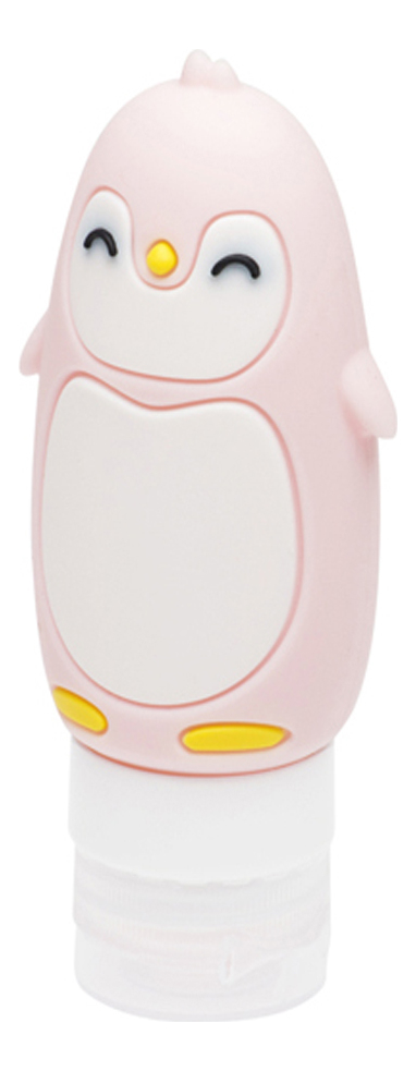 Дорожная баночка для путешествий Пингвин 90мл: Розовый цвет dewal дорожная баночка пингвин розовая