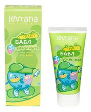 Levrana Детская зубная паста со вкусом бабл гам 3+ 50мл