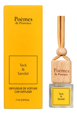Poemes de Provence Ароматизатор для автомобиля Teck & Sandal