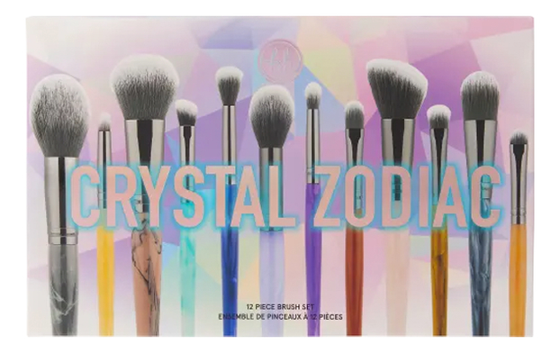 Набор кистей для макияжа Crystal Zodiac 12шт