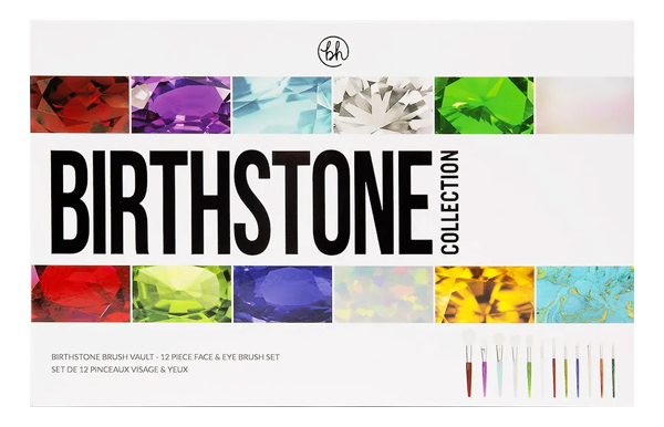 Набор кистей для макияжа Birthstone Brush Vault 12шт