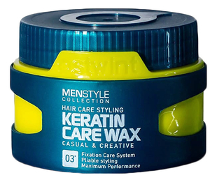 Воск для укладки волос с кератином MenStyle Keratin Care Wax No03 150мл