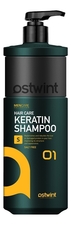 Ostwint Шампунь для волос с кератином MenCare Keratin Shampoo No01