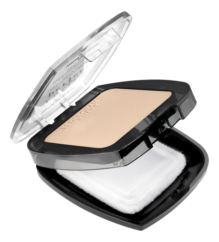 Стойкая пудра для лица матирующая 24 Ore Perfect Compact Powder SPF15 9г: 1 Light Beige пудра для лица deborah milano 24 ore perfect compact powder матирующая стойкая тон 1 9 г