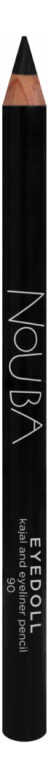 Карандаш-каял для глаз Eyedoll Kajal And Eyeliner Pencil 1,1г: No 90