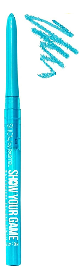 Гелевый карандаш для глаз Show Your Game Waterproof Gel Eye Pencil 0,28г: 412 Голубой